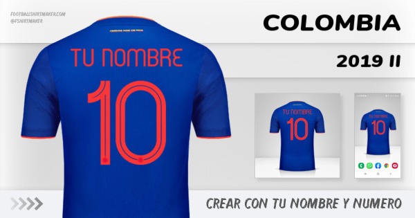 camiseta Colombia 2019 II