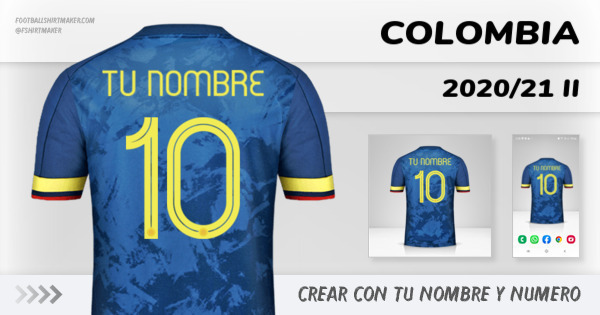 camiseta Colombia 2020/21 II
