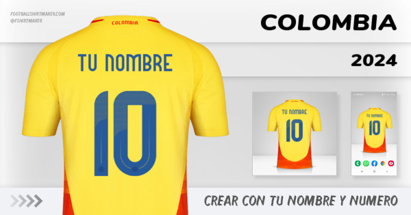 Camiseta Colombia 2024