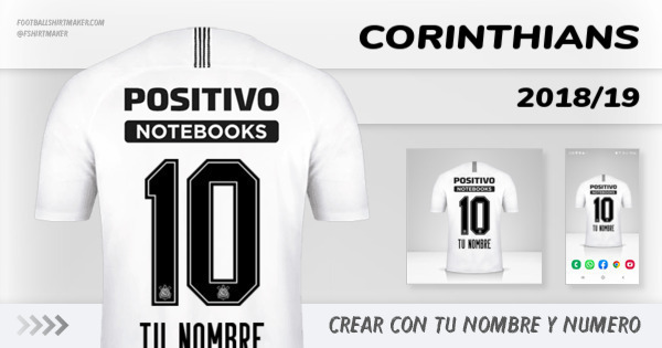 camiseta Corinthians 2018/19
