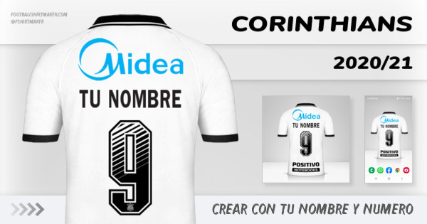 camiseta Corinthians 2020/21