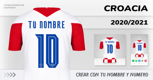 camiseta Croacia 2020/2021