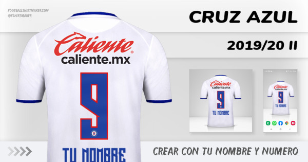 camiseta Cruz Azul 2019/20 II