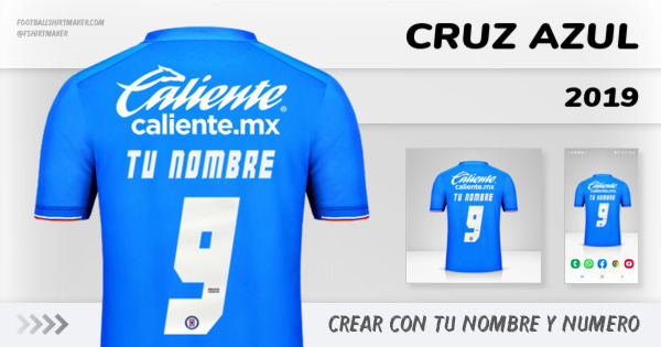 camiseta Cruz Azul 2019