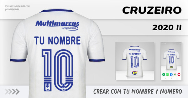 camiseta Cruzeiro 2020 II
