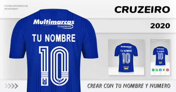 camiseta Cruzeiro 2020