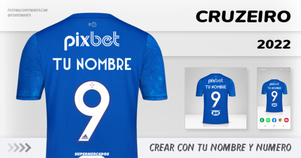 camiseta Cruzeiro 2022