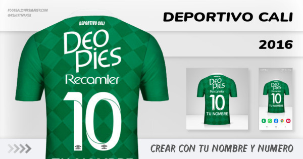 camiseta Deportivo Cali 2016