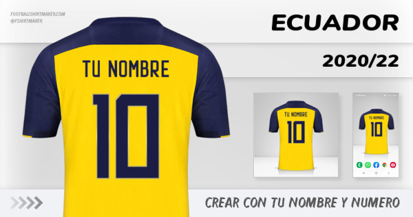 camiseta Ecuador 2020/22