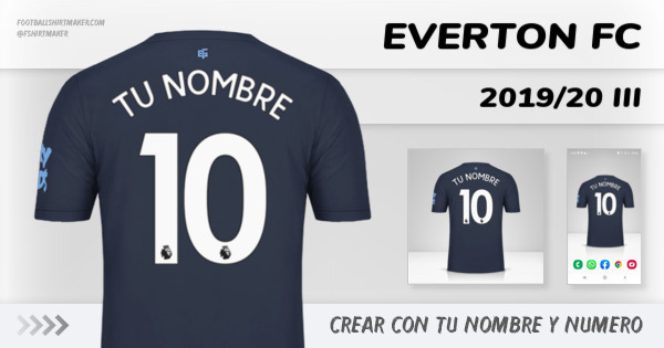 camiseta Everton FC 2019/20 III