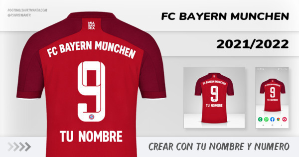 camiseta FC Bayern Munchen 2021/2022