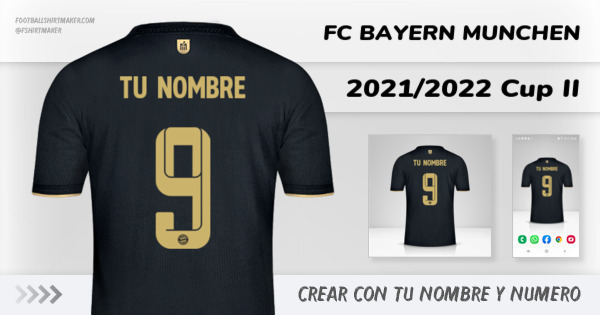 camiseta FC Bayern Munchen 2021/2022 Cup II
