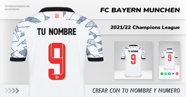camiseta FC Bayern Munchen 2021/22 Champions League