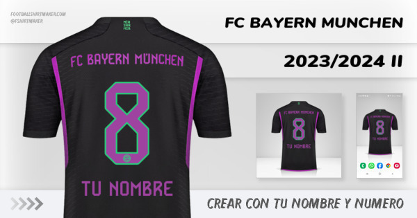 camiseta FC Bayern Munchen 2023/2024 II