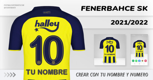 camiseta Fenerbahce SK 2021/2022