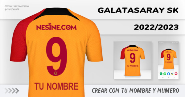 camiseta Galatasaray SK 2022/2023