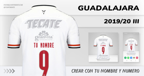 camiseta Guadalajara 2019/20 III