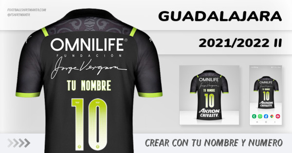 camiseta Guadalajara 2021/2022 II