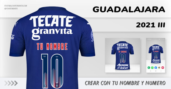 camiseta Guadalajara 2021 III
