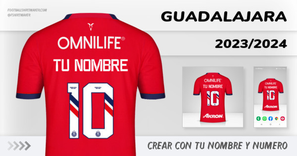 camiseta Guadalajara 2023/2024