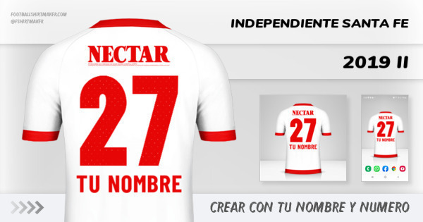 camiseta Independiente Santa Fe 2019 II