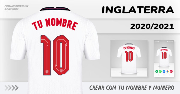 camiseta Inglaterra 2020/2021