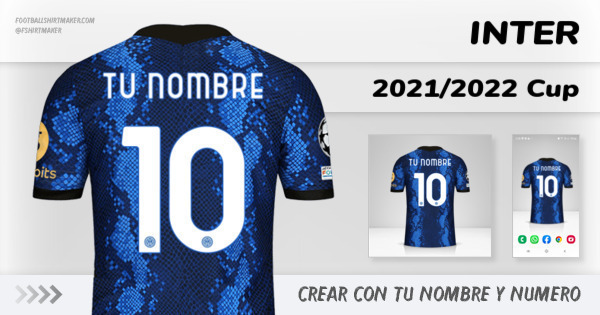 camiseta Inter 2021/2022 Cup