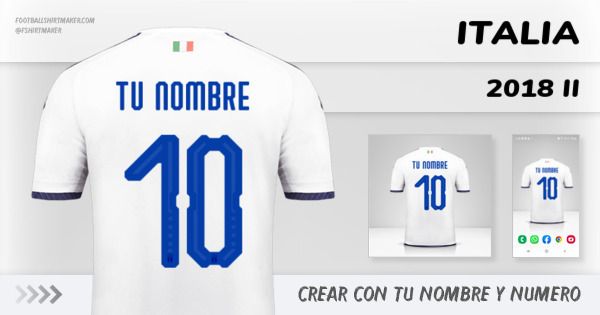 camiseta Italia 2018 II
