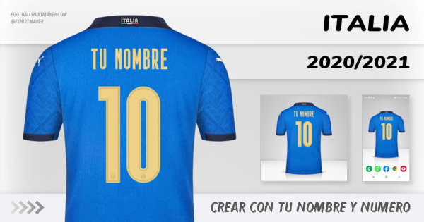 camiseta Italia 2020/2021