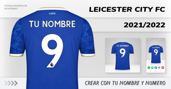 camiseta Leicester City FC 2021/2022