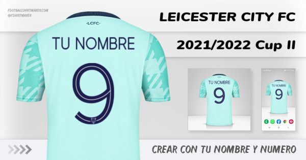 camiseta Leicester City FC 2021/2022 Cup II