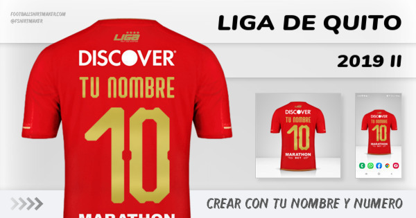 camiseta Liga de Quito 2019 II
