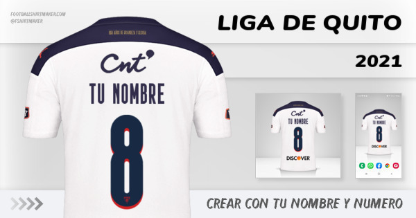 camiseta Liga de Quito 2021