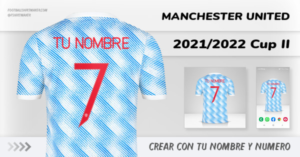 camiseta Manchester United 2021/2022 Cup II