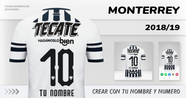 camiseta Monterrey 2018/19