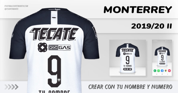 camiseta Monterrey 2019/20 II