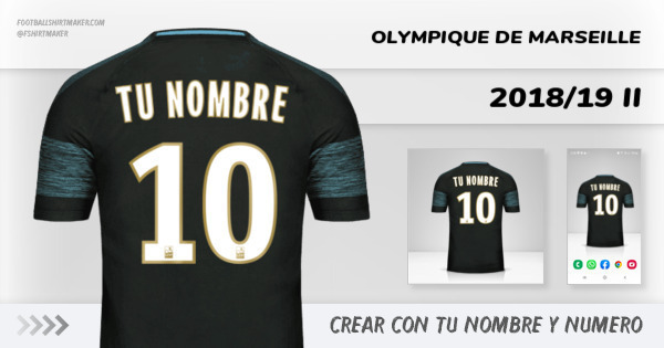 camiseta Olympique de Marseille 2018/19 II