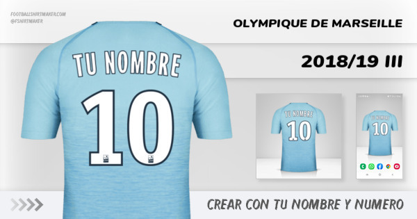 camiseta Olympique de Marseille 2018/19 III