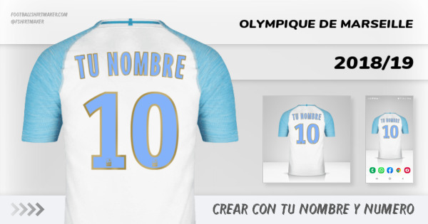 camiseta Olympique de Marseille 2018/19