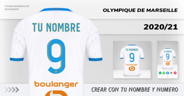 camiseta Olympique de Marseille 2020/21