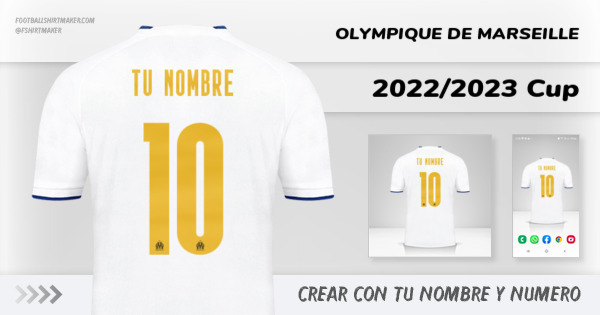 camiseta Olympique de Marseille 2022/2023 Cup
