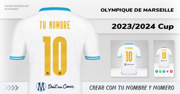 camiseta Olympique de Marseille 2023/2024 Cup