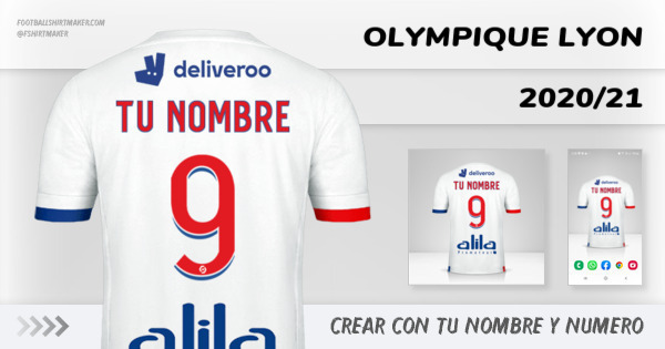 camiseta Olympique Lyon 2020/21