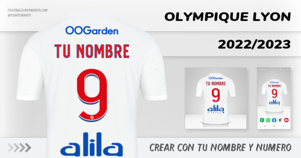 camiseta Olympique Lyon 2022/2023