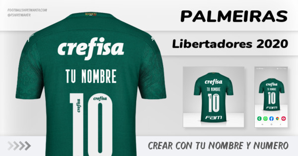 camiseta Palmeiras Libertadores 2020