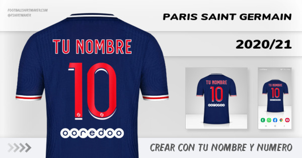 jersey Paris Saint Germain 2020/21