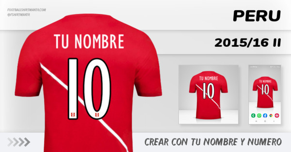 camiseta Peru 2015/16 II