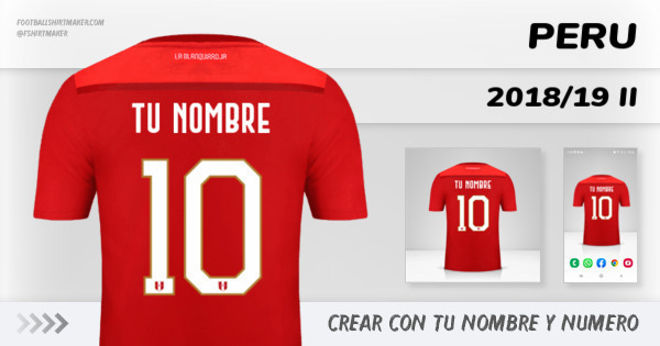 camiseta Peru 2018/19 II