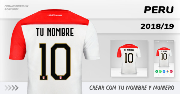 camiseta Peru 2018/19