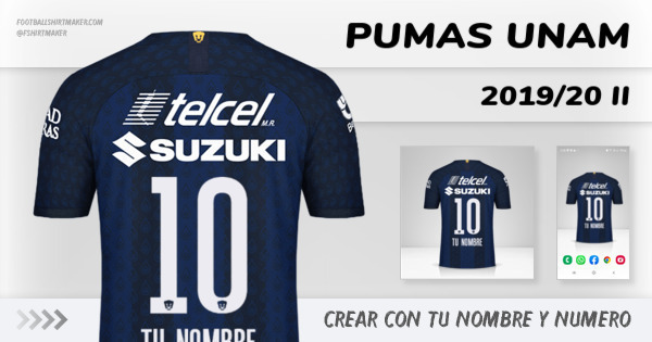 jersey Pumas UNAM 2019/20 II